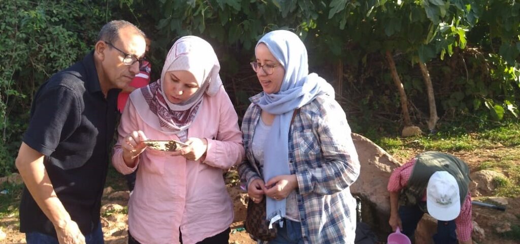 Biodiversity sampling in one of the springs nearby Khenifra city, Morocco.