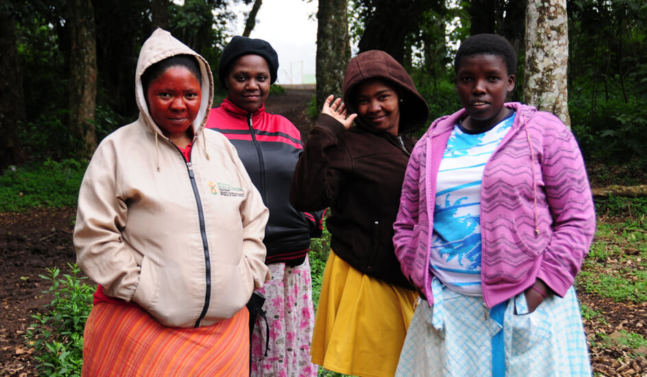 Young residents of the village of Goso in the Eastern Cape.